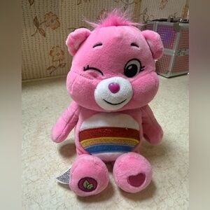 Care Bears Pink Plush with Rainbow Belly